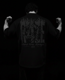 Bat Reign Oversized Preto