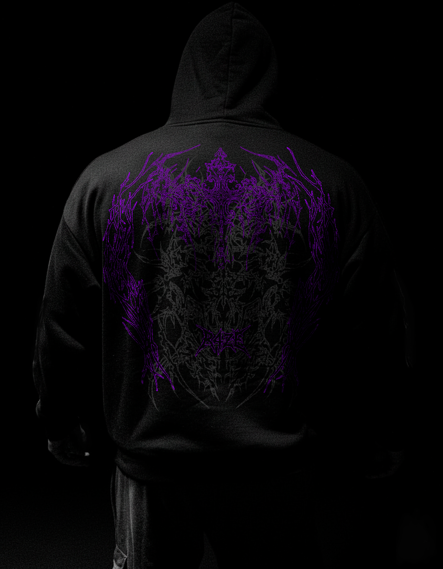 Nightfall Purple Moletom Preto