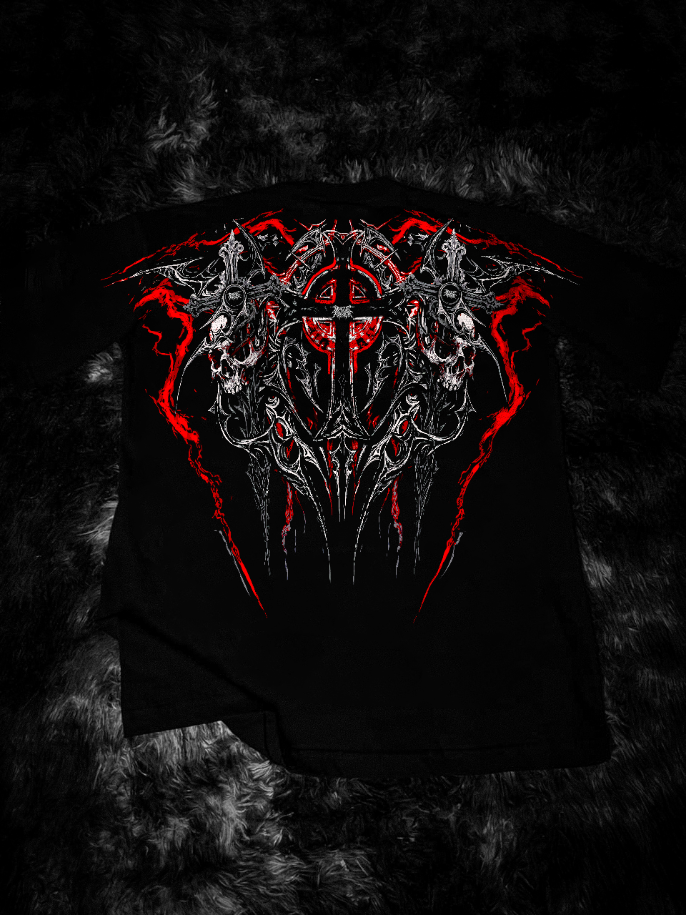 SoulVoid Oversized Preto & Vermelho