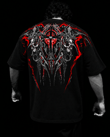 SoulVoid Oversized Preto & Vermelho