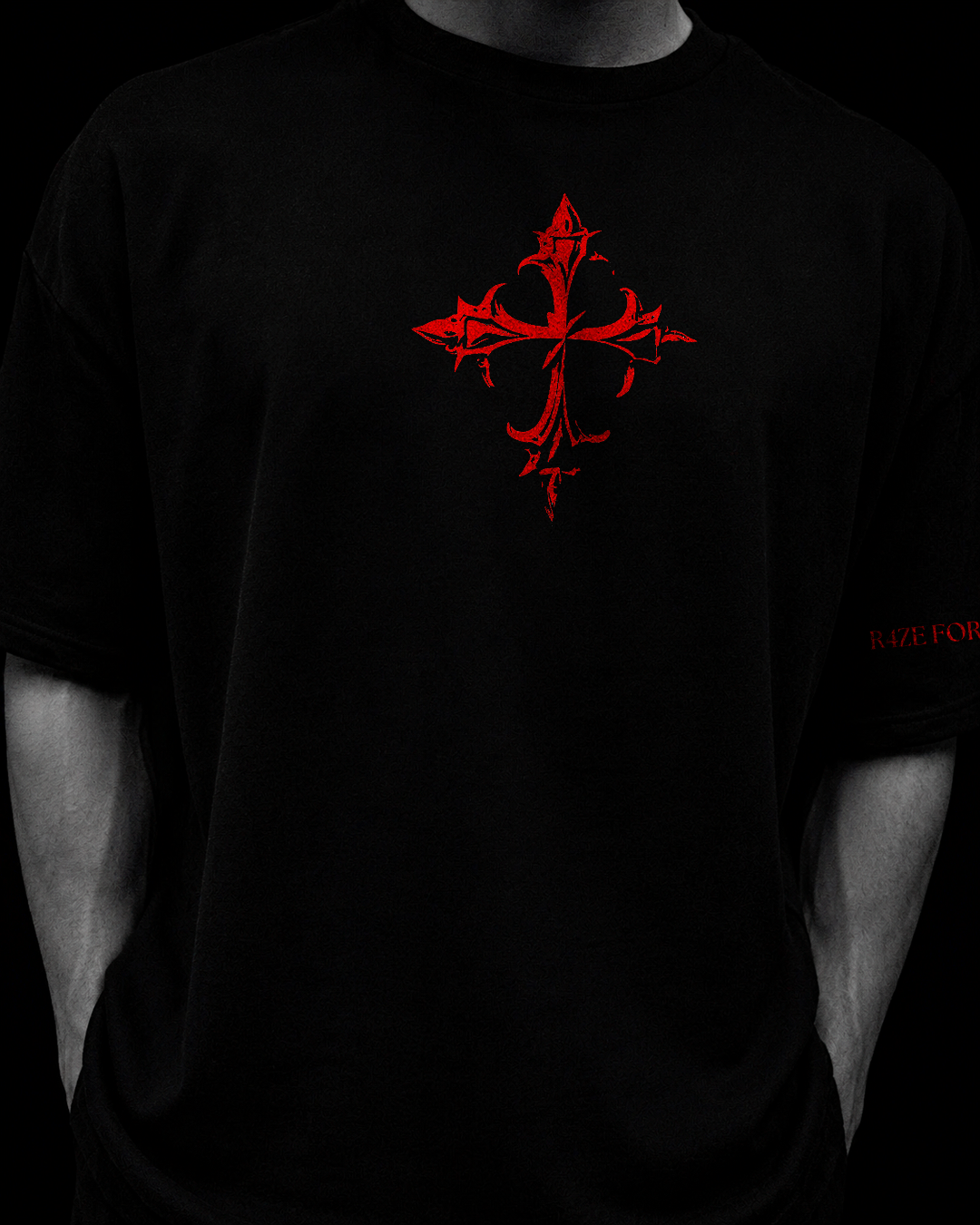 R4ZE FOREVER R4LLOWEN Preto & Vermelho