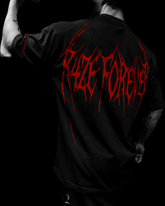 R4ZE FOREVER R4LLOWEN Preto & Vermelho