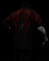 Venom Skin Oversized Preto & Vermelho
