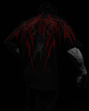 Venom Skin Oversized Preto & Vermelho