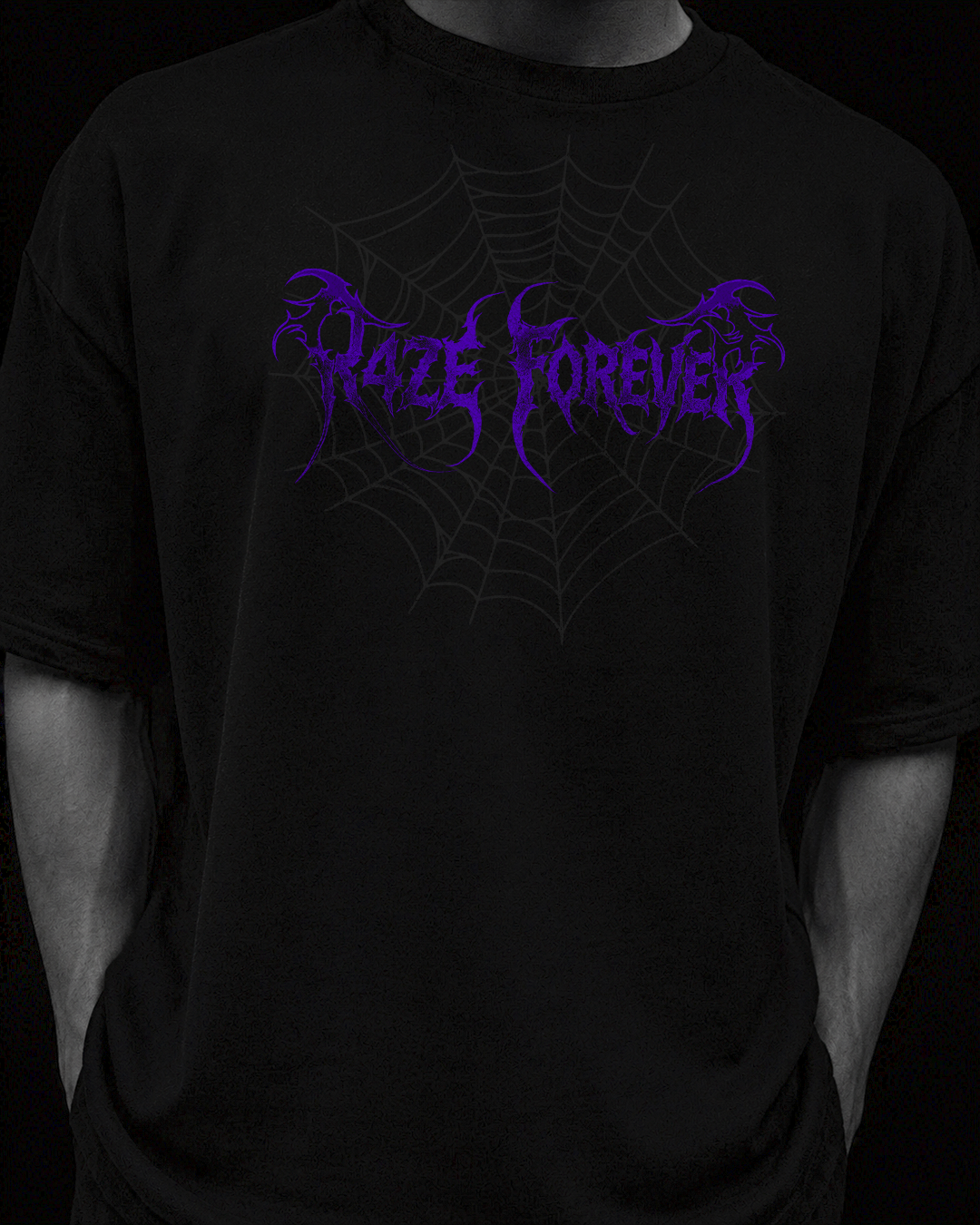 Venom Skin Oversized Preto & Roxo