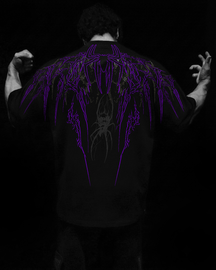 Venom Skin Oversized Preto & Roxo
