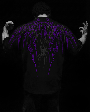 Venom Skin Oversized Preto & Roxo