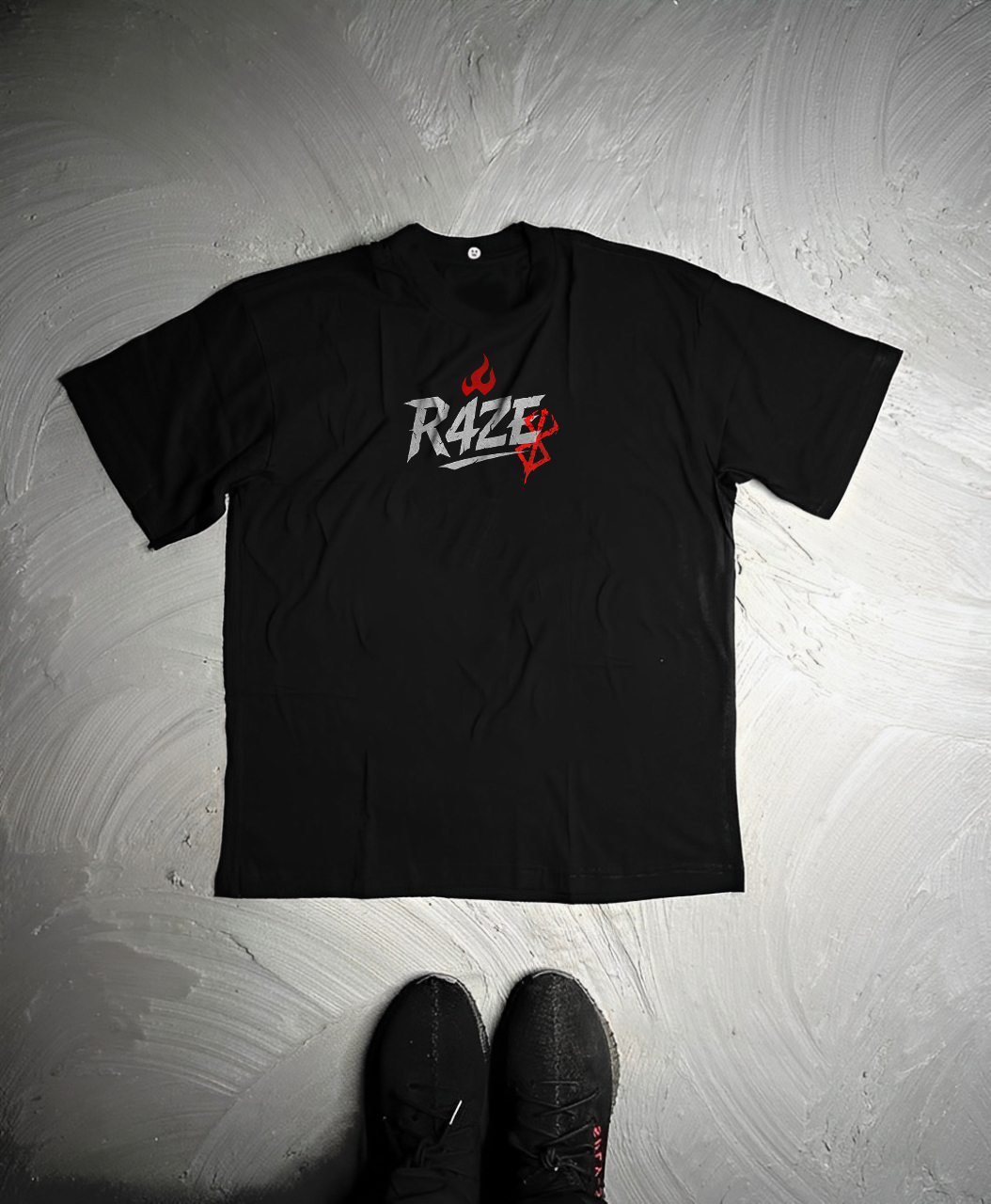 Camiseta Oversized R4ZE X BERSERK - CONQUER