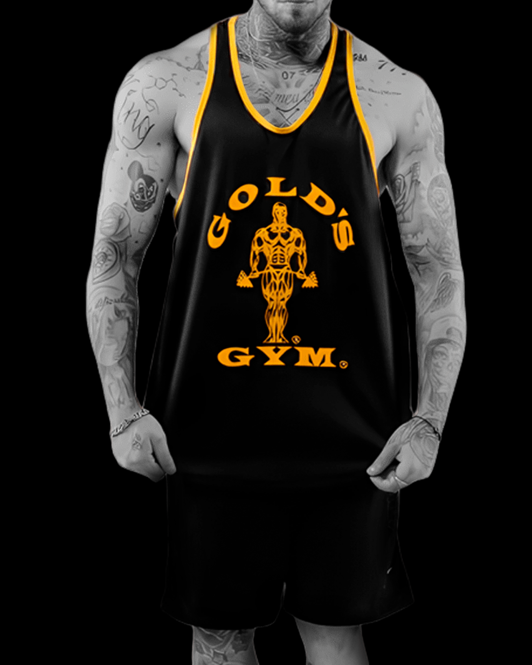 Anatomic Regata Cavada Preto & Amarelo