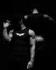 Batman Regata de Compressão Preto