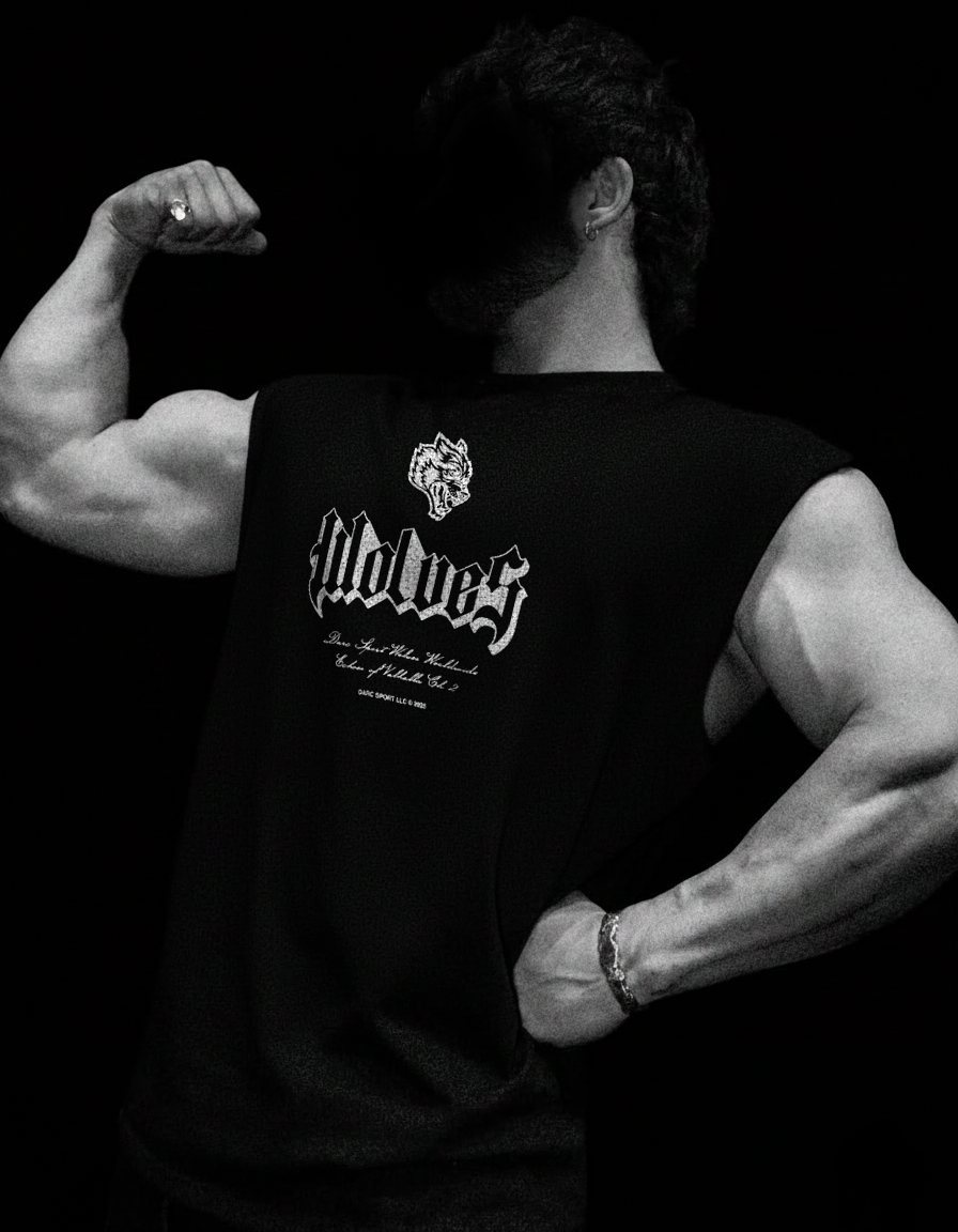 Wolves Void Regata Oversized Preto