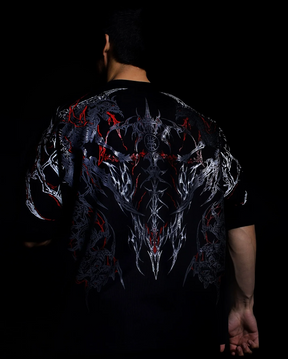 Eclipse Oversized Red & Black