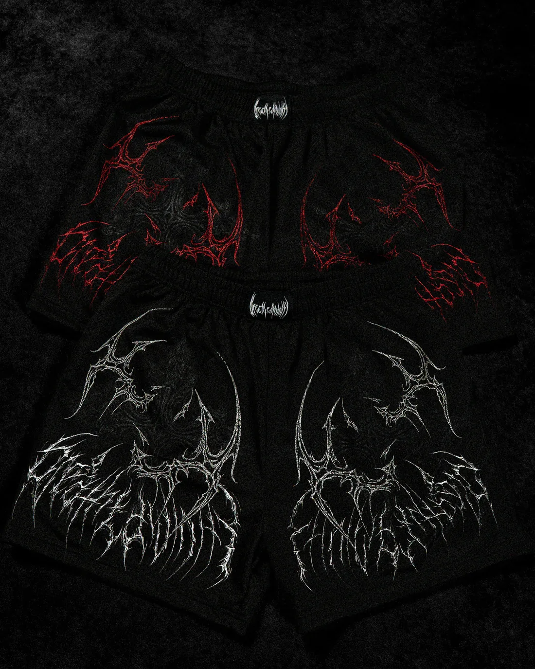 Shadowborn Short Masculino Preto & Vermelho