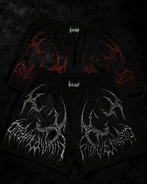 Shadowborn Short Masculino Preto & Vermelho