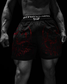 Shadowborn Short Masculino Preto & Vermelho