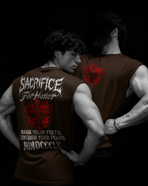 Sacrifice For Honor Regata Oversized Marrom