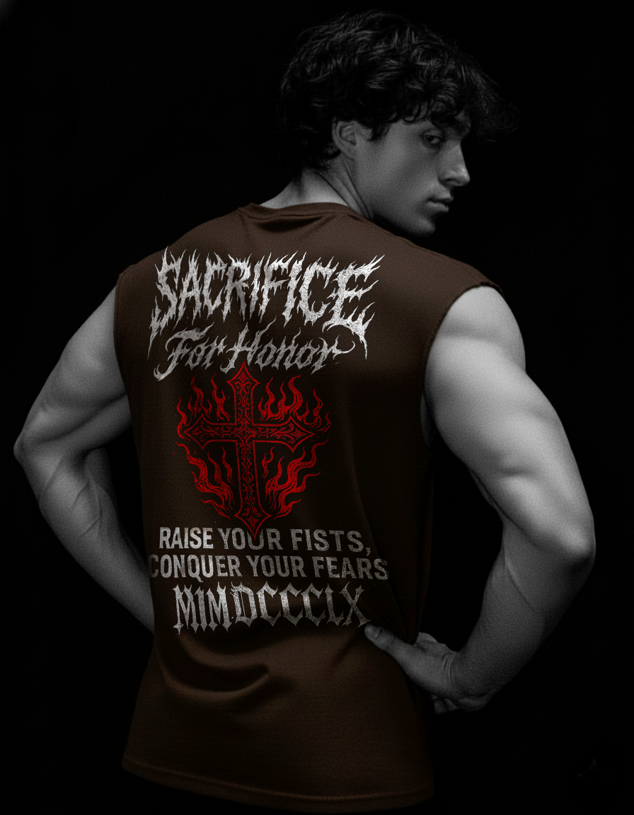 Sacrifice For Honor Regata Oversized Marrom