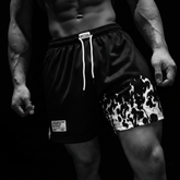 Flame Short Masculino Preto & Branco