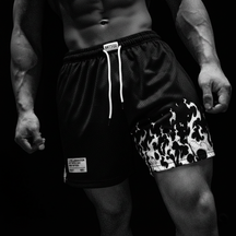 Flame Short Masculino Preto & Branco