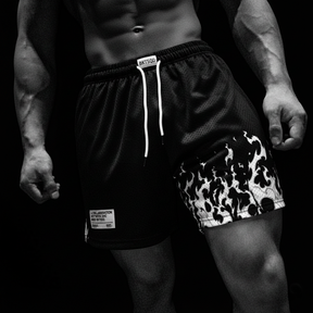 Flame Short Masculino Preto & Branco