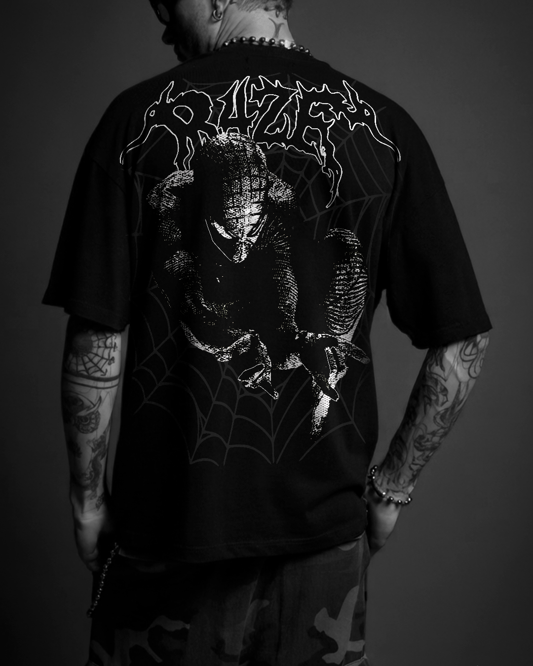 Spider Oversized Preto