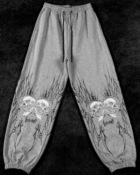 Skullface Calça de Moletom