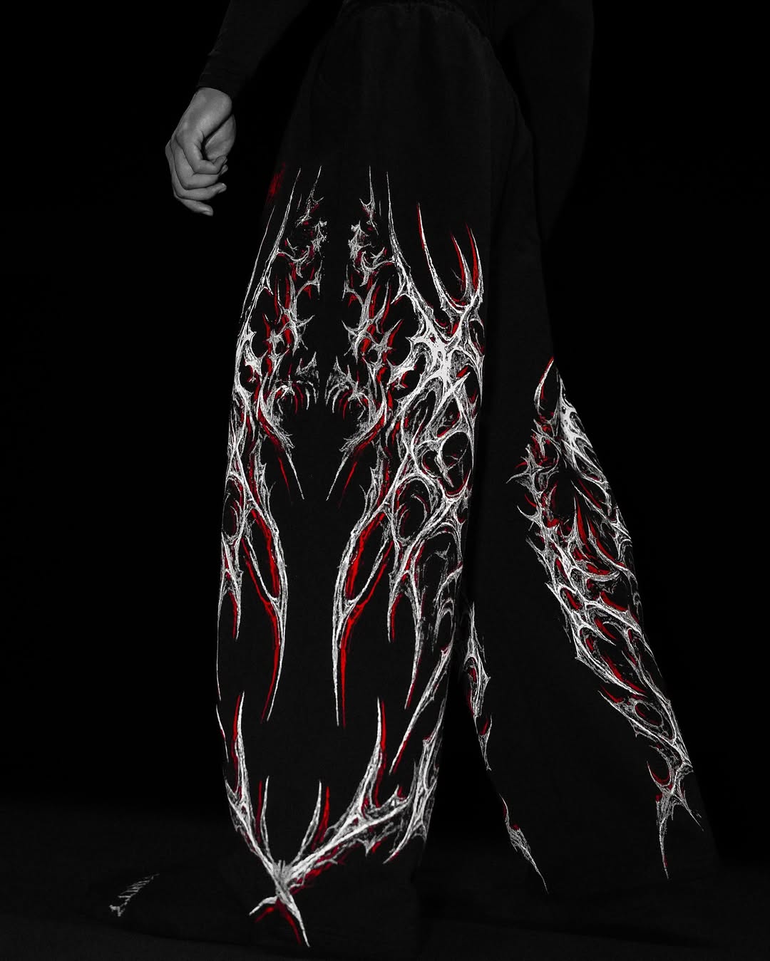 Tenryu Calça Baggy de Moletom Preta