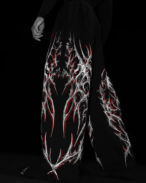 Tenryu Calça Baggy de Moletom Preta