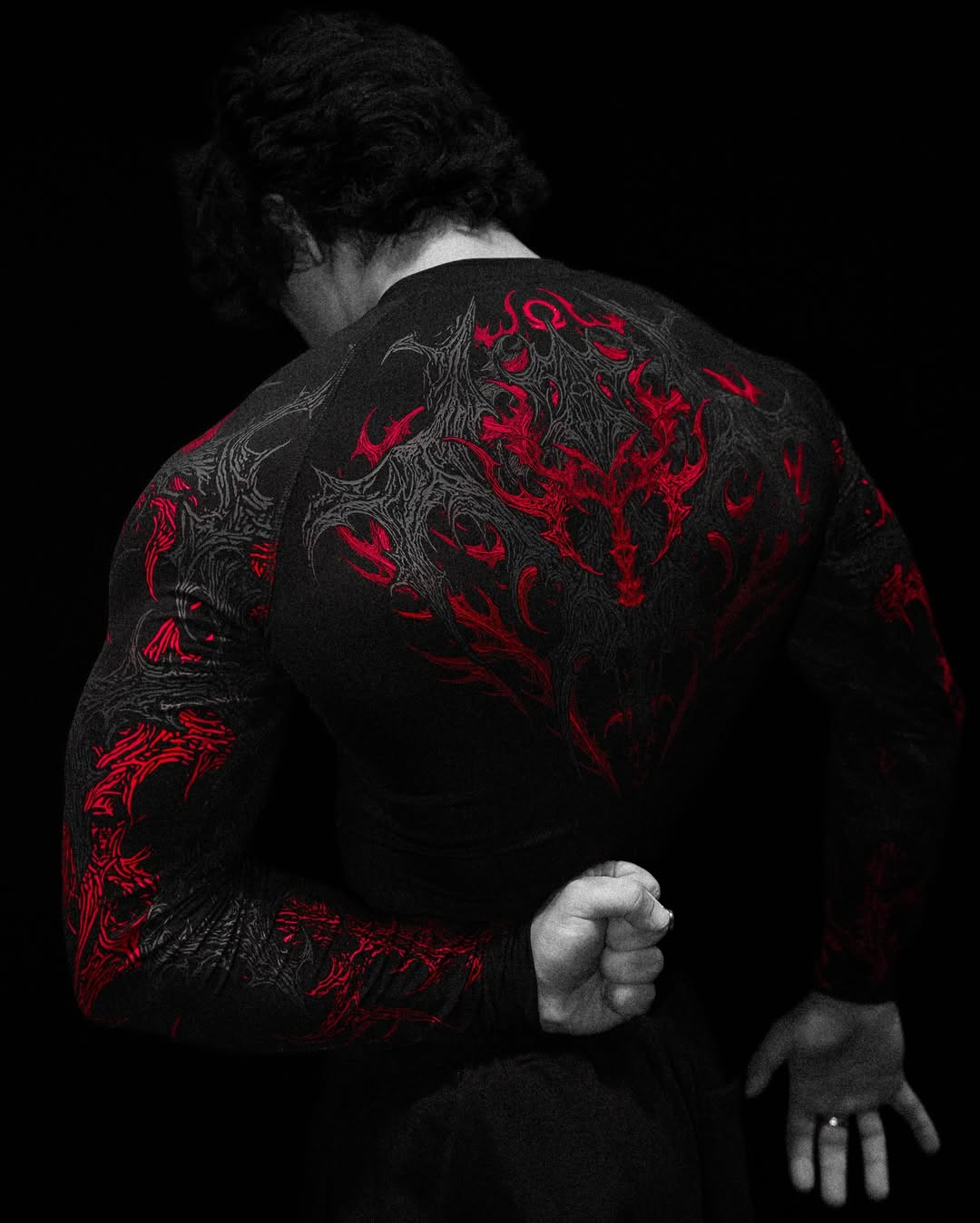Dragon Emperor Compressão Preto & Vermelho