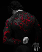 Dragon Emperor Compressão Preto & Vermelho