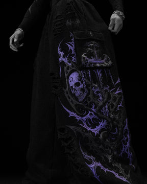 The Hunt Baggy Preto & Roxo