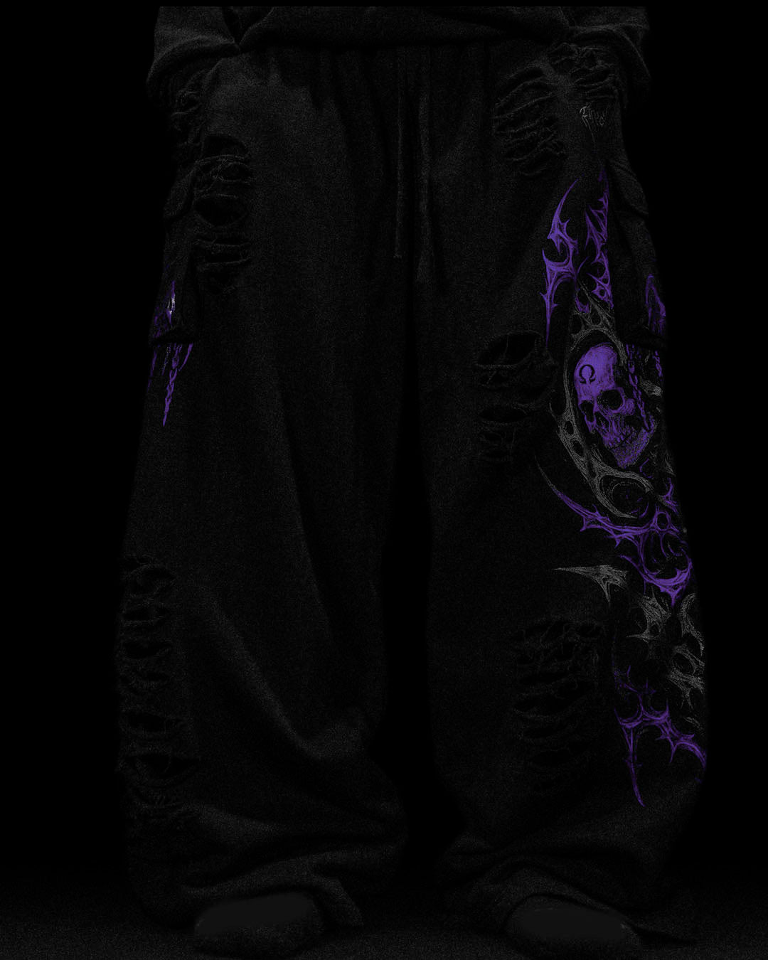 The Hunt Baggy Preto & Roxo