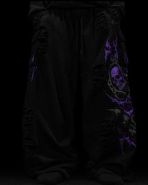 The Hunt Baggy Preto & Roxo