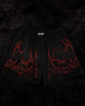 Shadowborn Short Masculino Preto & Vermelho
