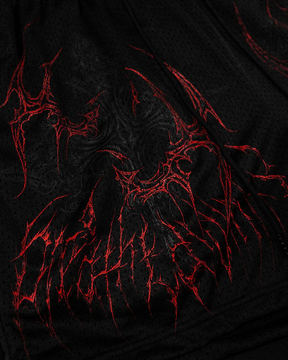 Shadowborn Short Masculino Preto & Vermelho