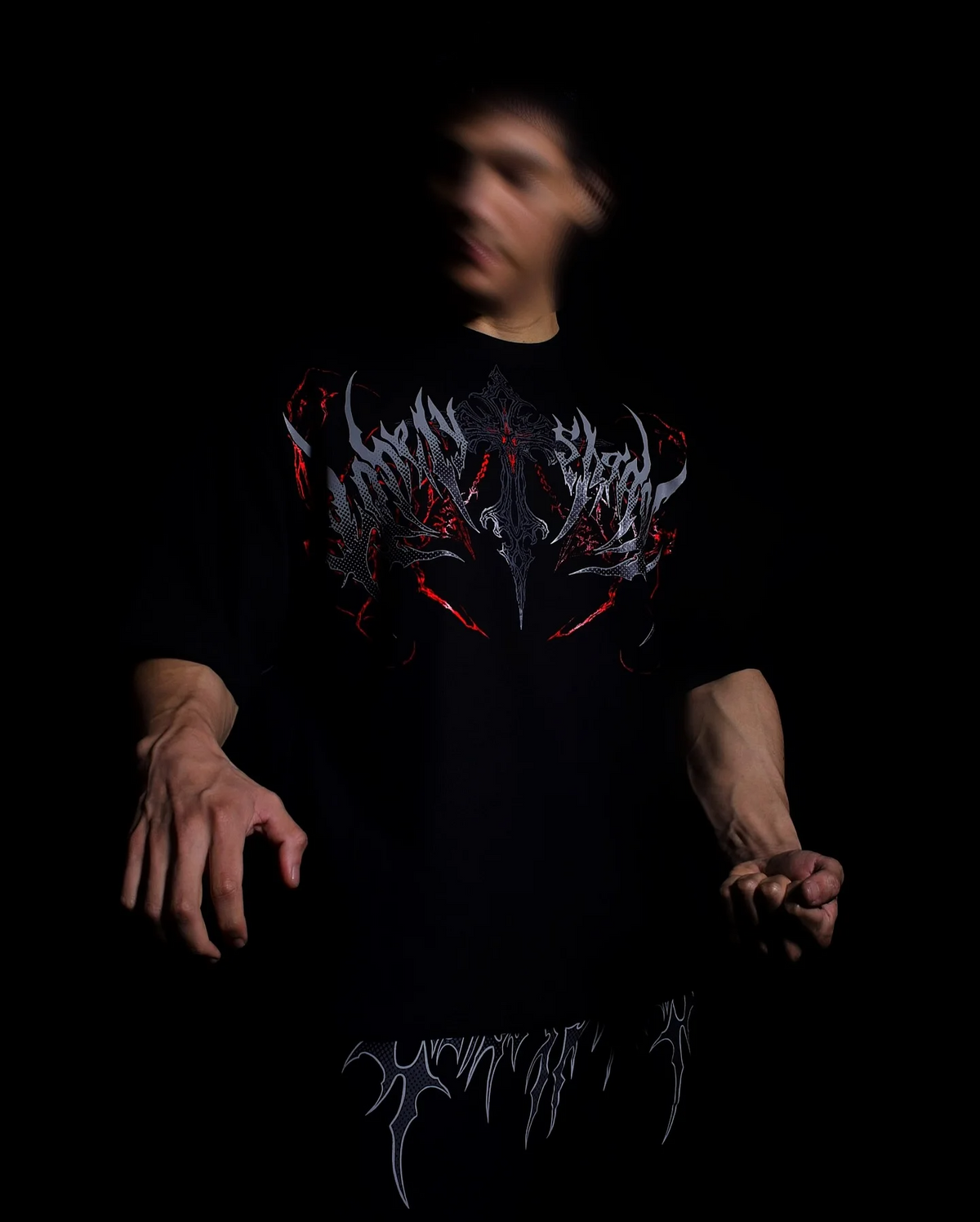 Eclipse Oversized Preto & Vermelho