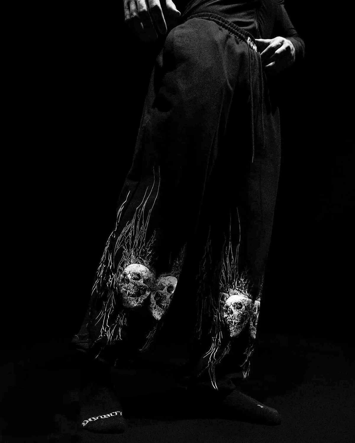 Skullface Calça de Moletom