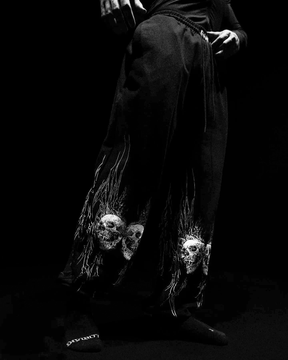 Skullface Calça de Moletom