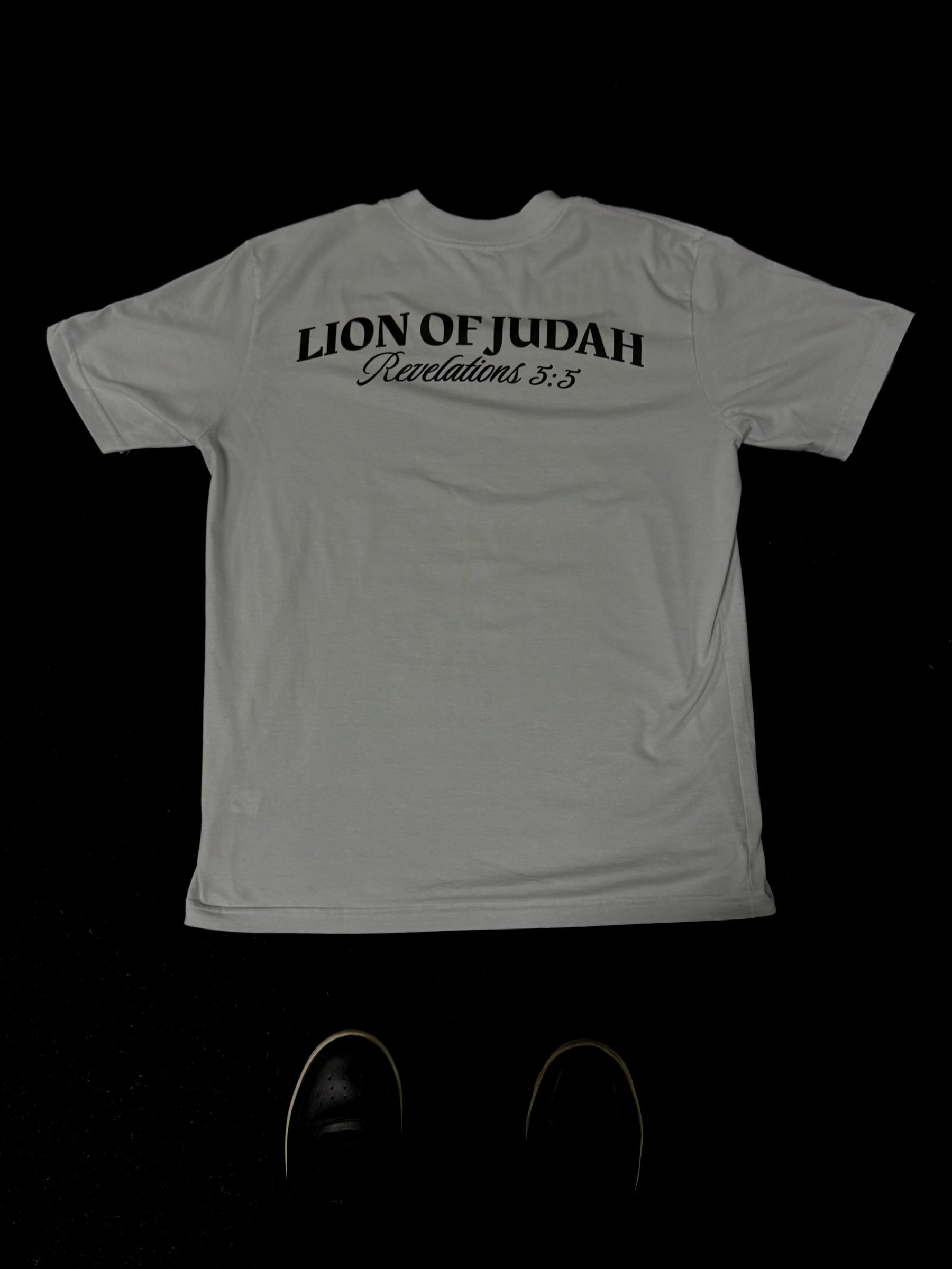 Camiseta Oversized Branca - LION OF JUDAH