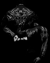 Dark Shadow Compressão Gola Alta