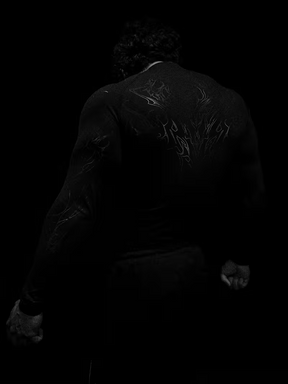 Dark Shadow Compressão Gola Alta