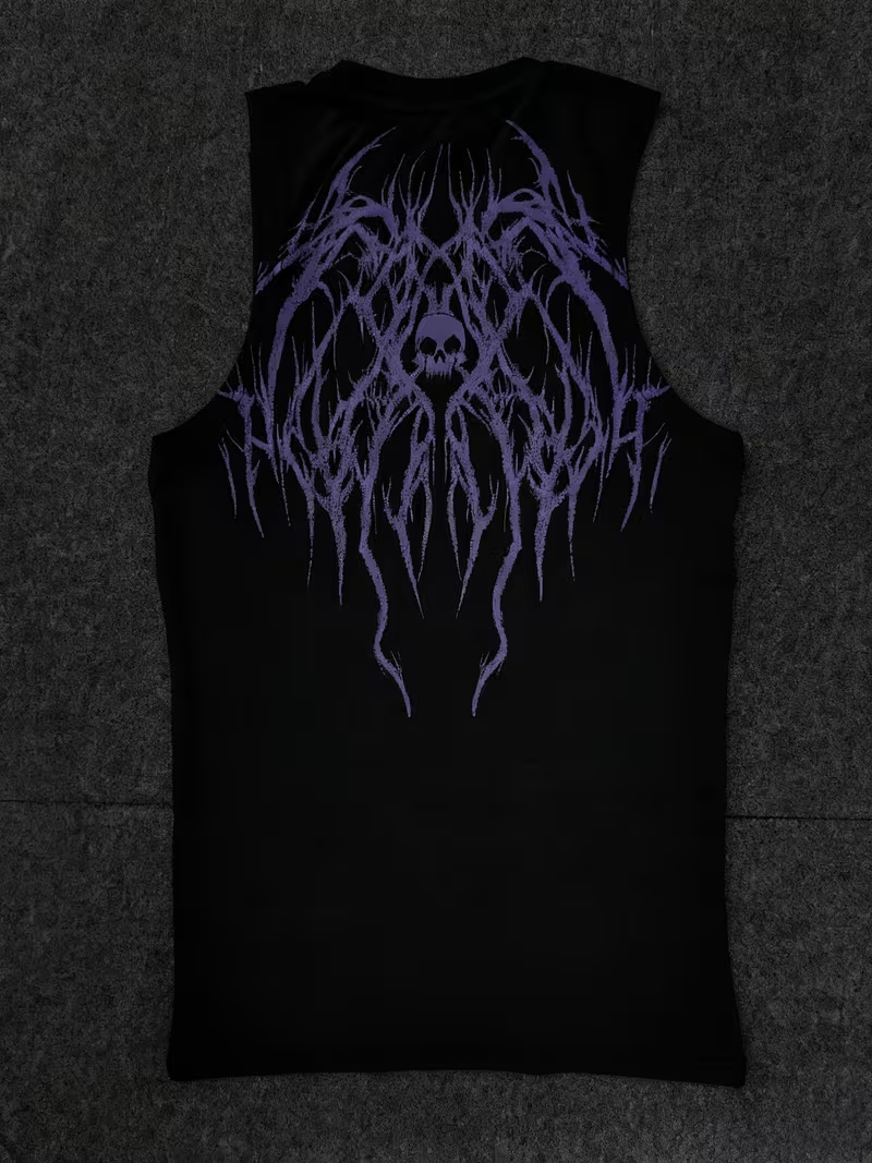 Predator Regata de Compressão Preto & Roxo