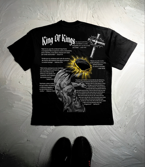 Camiseta Oversized Preta - KING OF KINGS