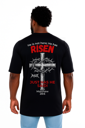 Camiseta Oversized Preta - RISEN