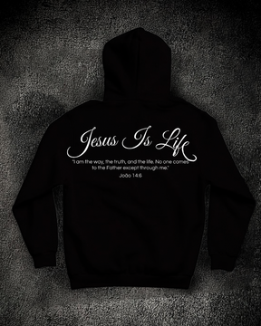 Moletom Preto R4ZE - Jesus Is Life