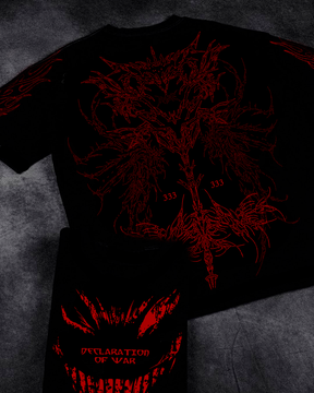 333 Ascended Oversized Black & Red